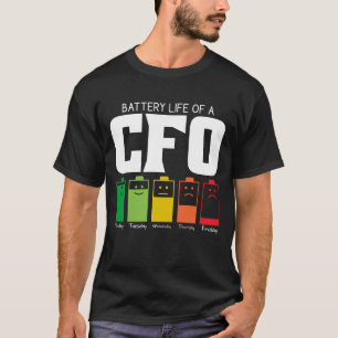 Camiseta Vida Útil da Bateria de um CFO