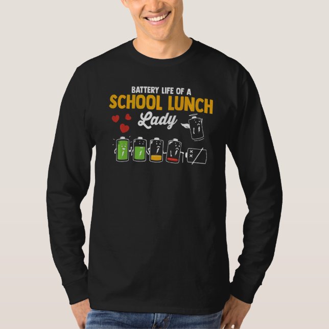 Camiseta Vida Útil Da Bateria De Um Trabalho De Dama De Alm (Frente)