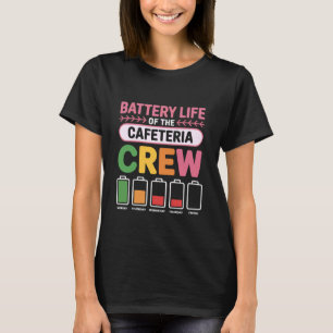 Camiseta Vida Útil da Equipe da Cafeteria Serviço de Alimen