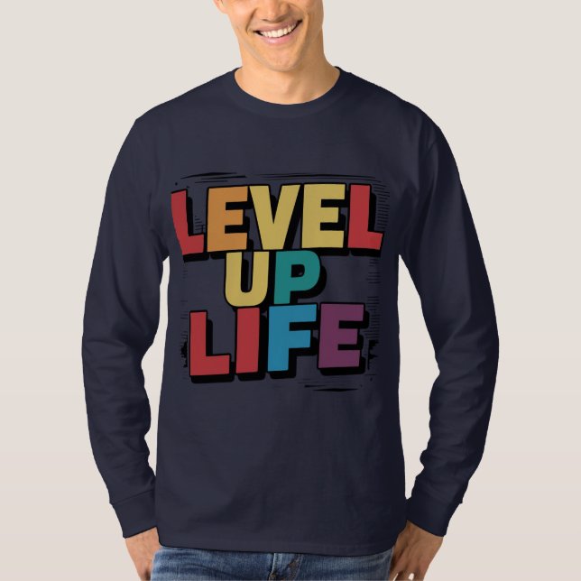 Camiseta Vida útil de nível superior (Frente)