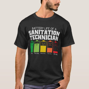 Camiseta Vida Útil de um Técnico de Saneamento
