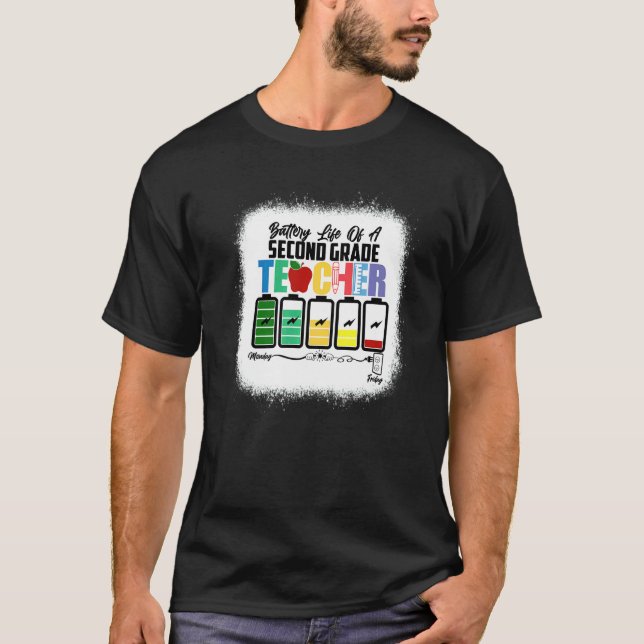Camiseta Vida Útil De Uma Professora Do Segundo Ano Primeir (Frente)
