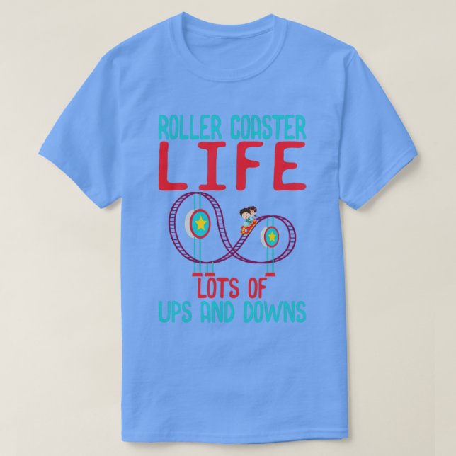 Camiseta Vida útil do cilindro Porta copos de muitas Ups e  (Frente do Design)
