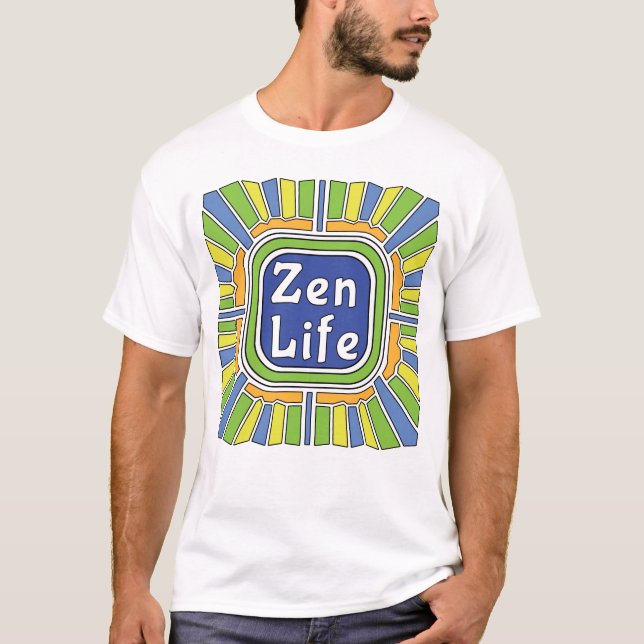 Camiseta Vida Zen para mim (Frente)