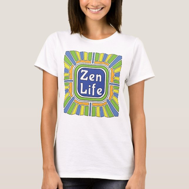 Camiseta Vida Zen para mim (Frente)