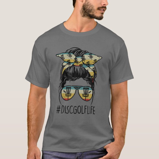 Camiseta Vidas de Golfe do Disco Mulheres de Cabelo Maluco (Frente)