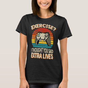 Camiseta Vidas Extra Controladora de Jogos Gamer Boys Girl