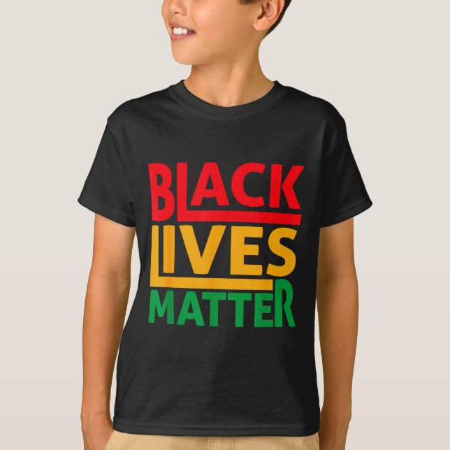 Camiseta Vidas Negras Blm Direitos Humanos Mês da História  (Frente)