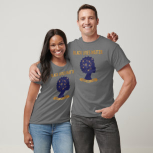 Camiseta Vidas Negras Importam Afro Mapa África Empoderamen