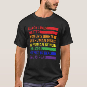 Camiseta Vidas Negras Importam Direitos Humanos das Mulhere