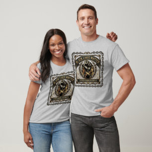Camiseta Vidas Negras Importam Justiça e Igualdade Punho