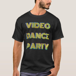 Camiseta VIDEO DANCE PARTITY MERCH T Shirt Básico Escuro