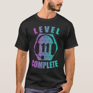 Camiseta Vídeo de Consola de Jogos para Jogadores de Aniver