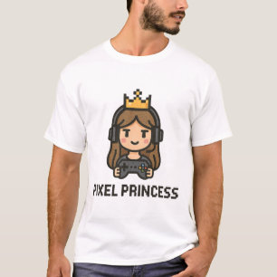 Camiseta Vídeo de Girl Gamers Coisas de jogos femininos par
