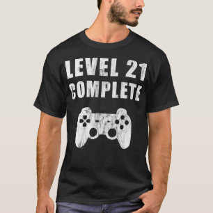 Camiseta Vídeo de jogador com presentes de aniversário co
