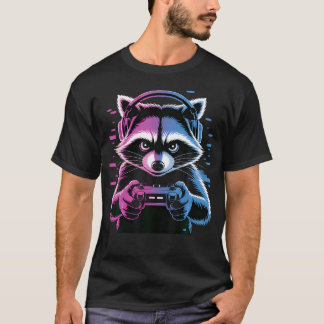 Camiseta Vídeo de jogo do Guaxinim Legal