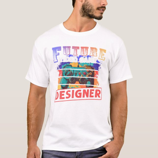 Camiseta Vídeo do Desenvolvedor Retroceder Futuro (Frente)