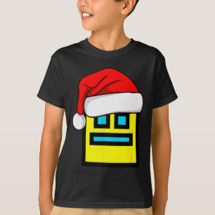 Camiseta Vídeo do Jogo de Repetição de Geometria do Chapéu