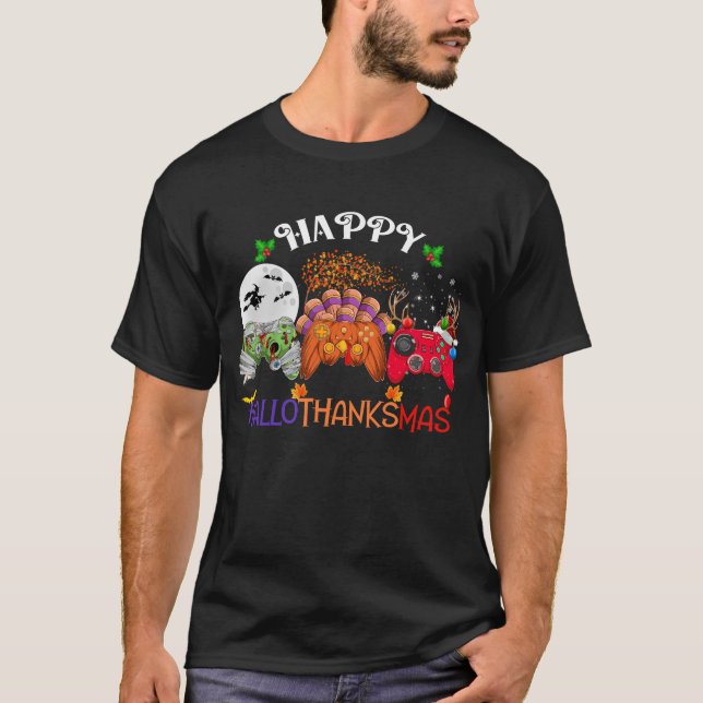 Camiseta Vídeo Feliz Hallothanksma (Frente)