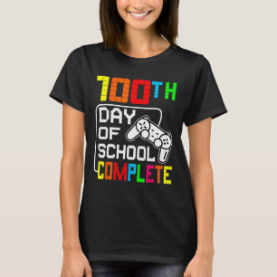 Camiseta Vídeo Game Completo do 100º Dia de Escola Presente