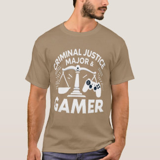 Camiseta Vídeo Gamer Justiça Criminal Maior Jogos Divertido