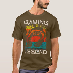 Camiseta Video Games Gift Gaming Legend Retro PC Gamer
