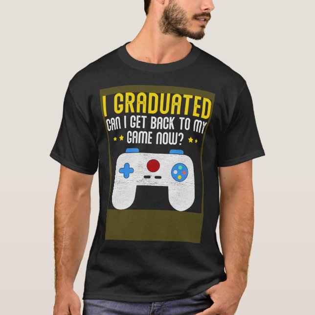Camiseta Video Games Graduation  Gamer (Frente)
