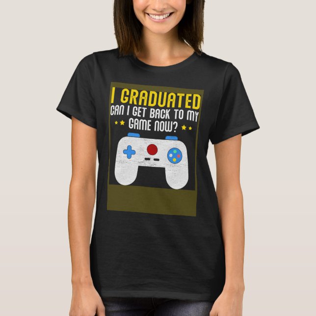 Camiseta Video Games Graduation  Gamer (Frente)