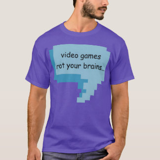 Camiseta Video Games Pudrem Seu Cérebro Presente de jogos r