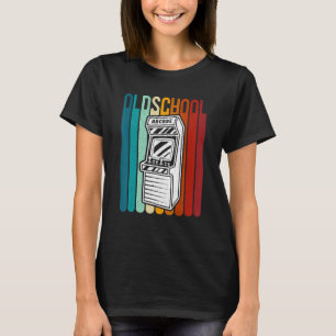 Camiseta Vídeo Jogo de Arcade Retroativa Vintage de 70 anos