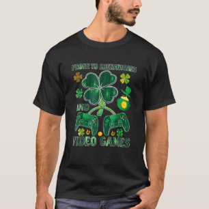 Camiseta Vídeo Jogo Propenso A Shenanigans Rua No Dia De P