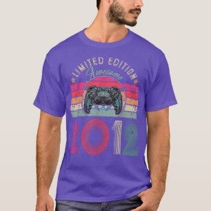 Camiseta Vídeo Retro Jogo de 10 Anos Impressionante 10 Bir 