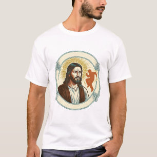 Camiseta Vídeo Silhueta Tendência de Dança Viral Jesus Conf
