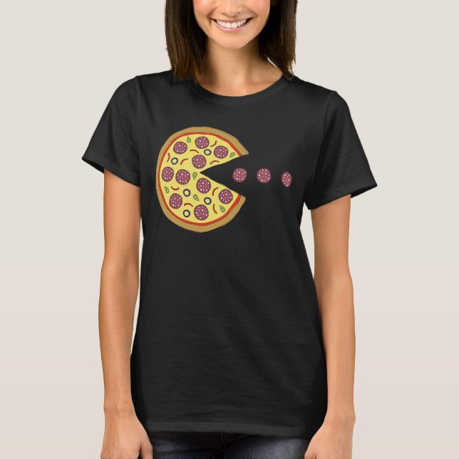 Camiseta Videogam Clássico de Salami de Arcade Retroativa P (Frente)