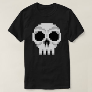 Camiseta Videogame Death Skull - Pixel Art