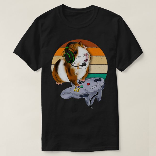 Camiseta Videogame guineense Animal (Frente do Design)