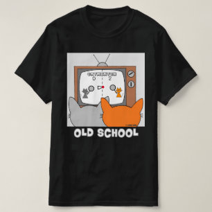 Camiseta Videogame retroativo da velha escola gatos engraç