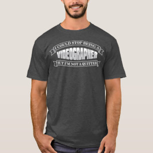 Camiseta Videografia do Criador de Filmagem de Discagem do 