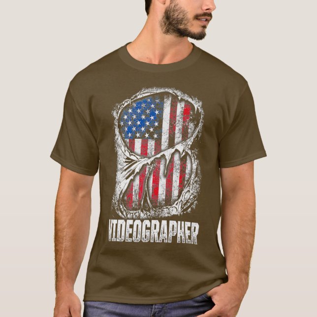Camiseta Videógrafo Info Videografia Filmadora Gift (Frente)
