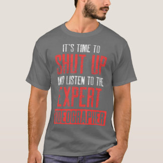 Camiseta Videógrafo Ouça Videografia Filmadora Gift