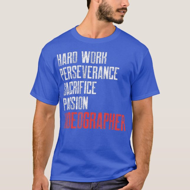 Camiseta Videógrafo Sacrifício Videografia (Frente)