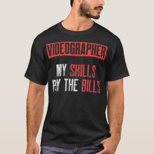 Camiseta Videógrafo Skills Videografia do Criador de Arqui