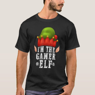 Camiseta Vídeojogos de Natal Im The Gamer Elf