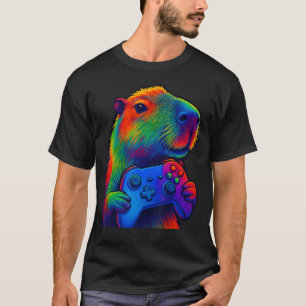 Camiseta Vídeos engraçados de capivara Jogos de capivara jo