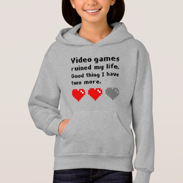 Camiseta Videos games arruinaram minha vida (Frente)