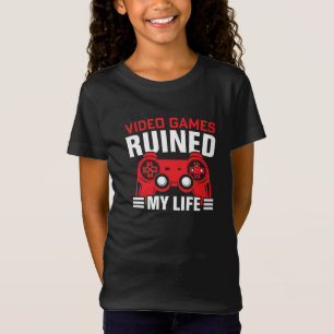 Camiseta Videos games Arruinaram minha vida, Gamers Life