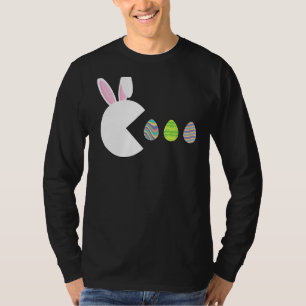 Camiseta Videos games Coelhinhos Ovos Jogo Páscoa Homens