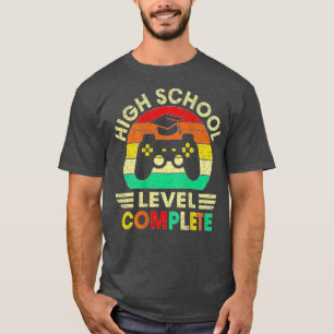 Camiseta Videos games completos do nível de graduação do se