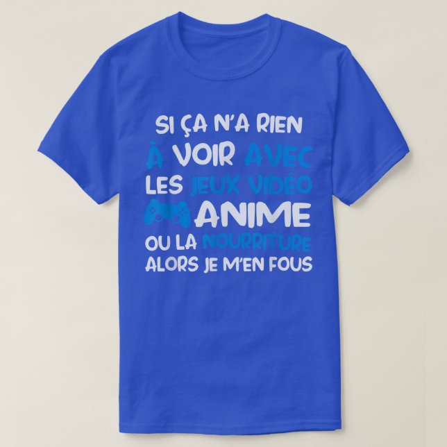 Camiseta Videos games de anime (Frente do Design)