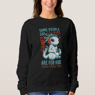 Camiseta Videos games de console de jogos Gamesalotl Axolot